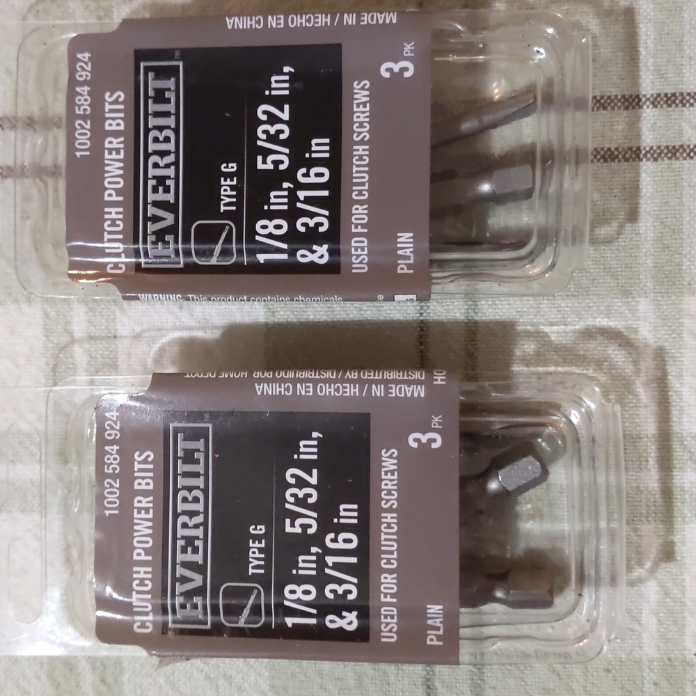 Clutch Power Bits, Everbilt, Bundle of 2